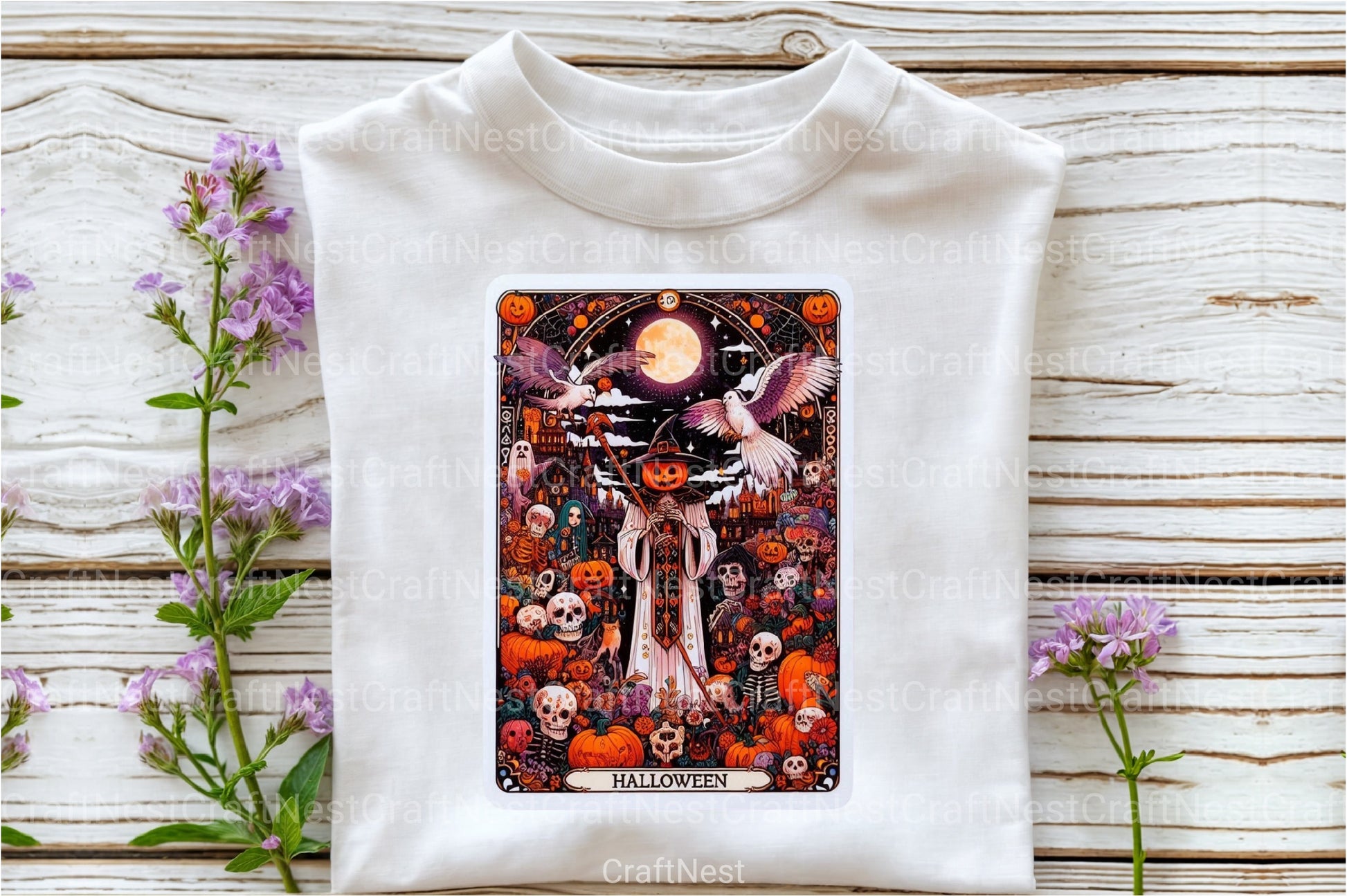 Halloween Tarot Card Clipart Bundle 14 - CraftNest - Digital Crafting and Art