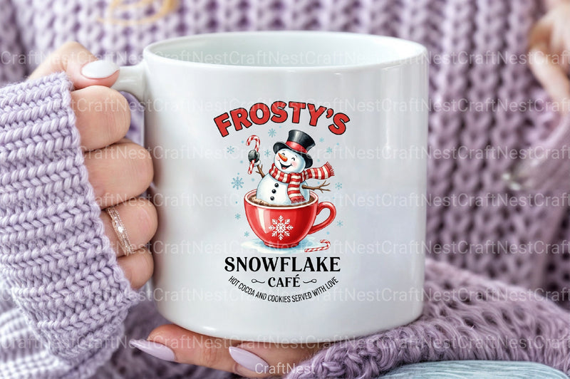 Frosty's Cafe Winter Design Clipart Bundle - CraftNest - Digital Crafting and Art