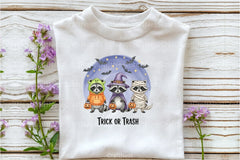 Halloween Raccoon Trick Or Treat Clipart Bundle - CraftNest - Digital Crafting and Art