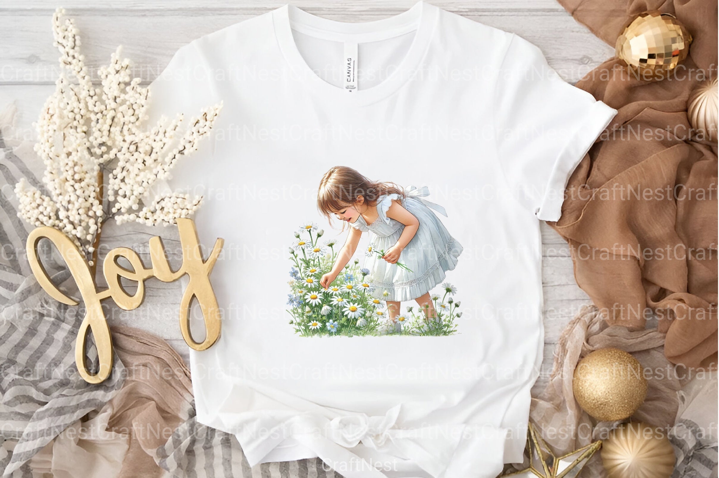 Spring Girl Gnome Clipart Bundle - CraftNest - Digital Crafting and Art