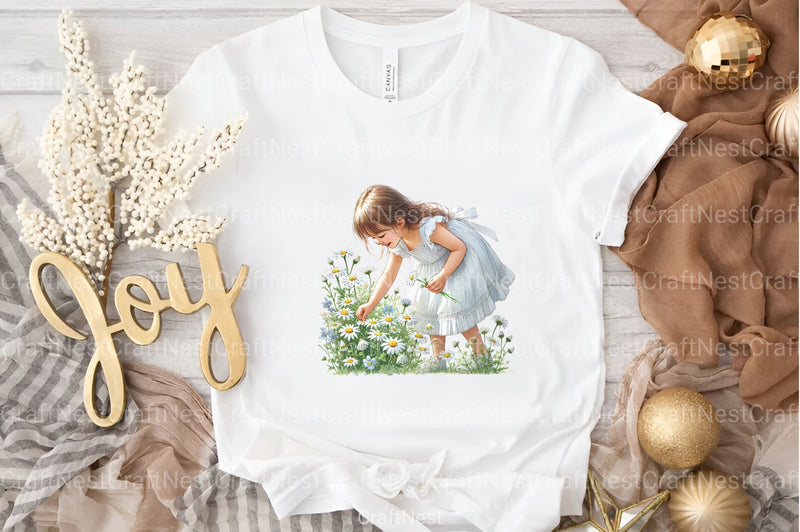 Spring Girl Gnome Clipart Bundle - CraftNest - Digital Crafting and Art