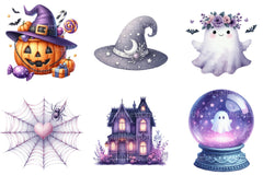 Green & White Halloween Clipart Bundle 2 - CraftNest - Digital Crafting and Art