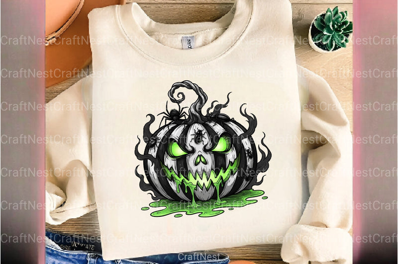 Spooky Pumpkin Halloween Clipart Bundle - CraftNest - Digital Crafting and Art