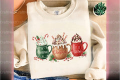 Let It Snow Christmas Coffee Clipart Bundle - CraftNest - Digital Crafting and Art