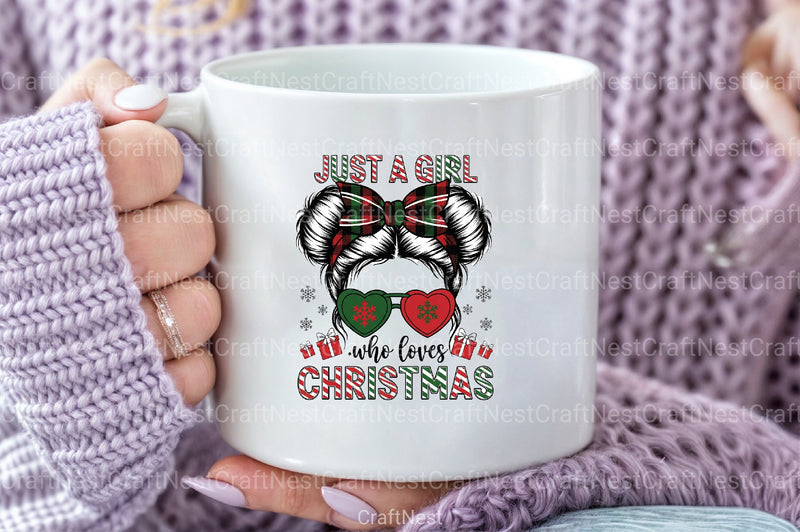 Girl Loves Christmas Clipart Bundle - CraftNest - Digital Crafting and Art