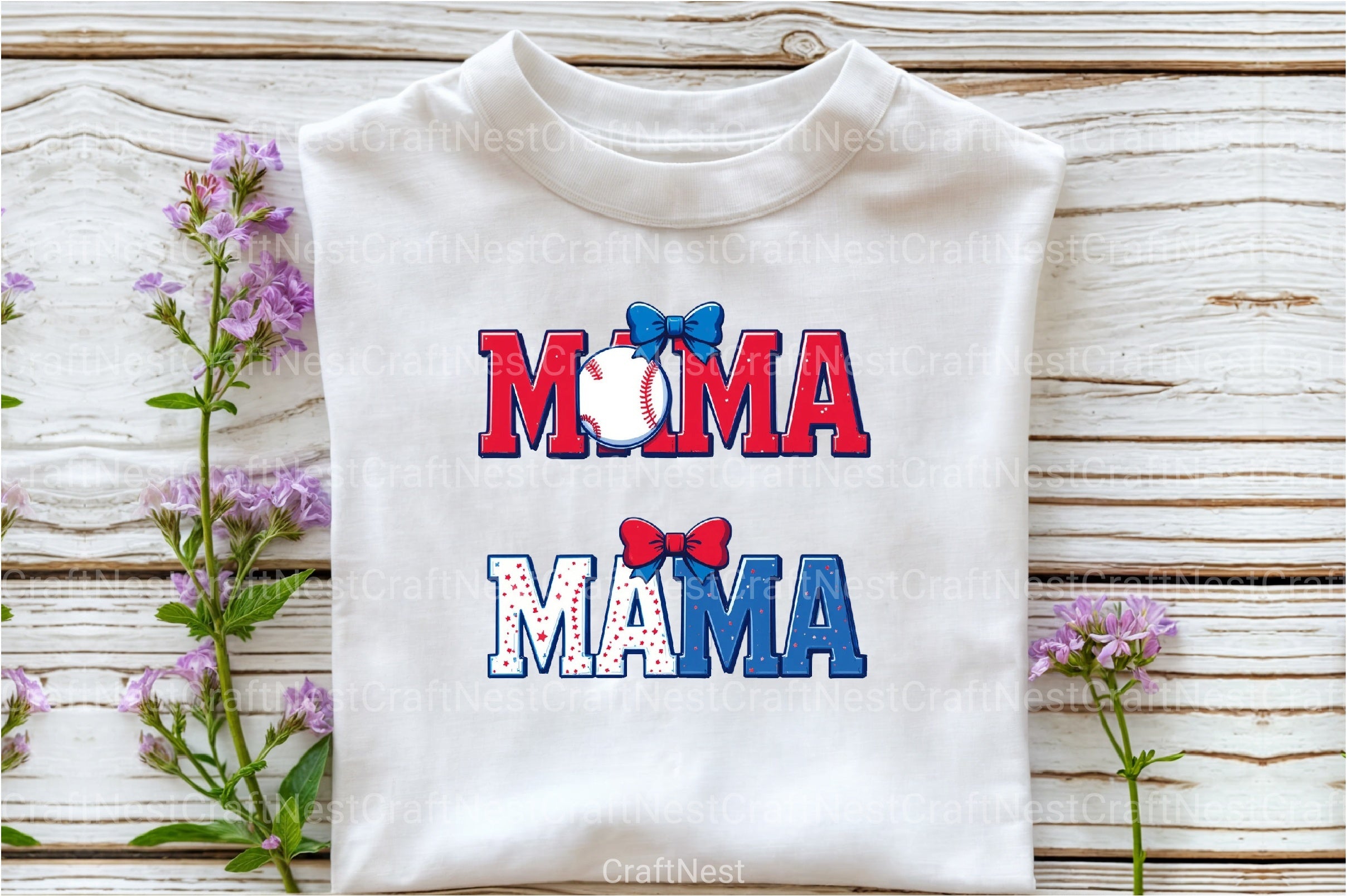 Baseball Mama Coquette Bow Clipart Bundle 2 - CraftNest - Digital Crafting and Art