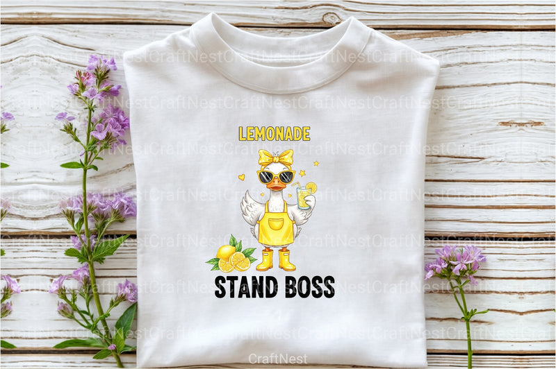 Funny Lemon Goose Positive Main Squeeze Clipart Bundle - CraftNest - Digital Crafting and Art