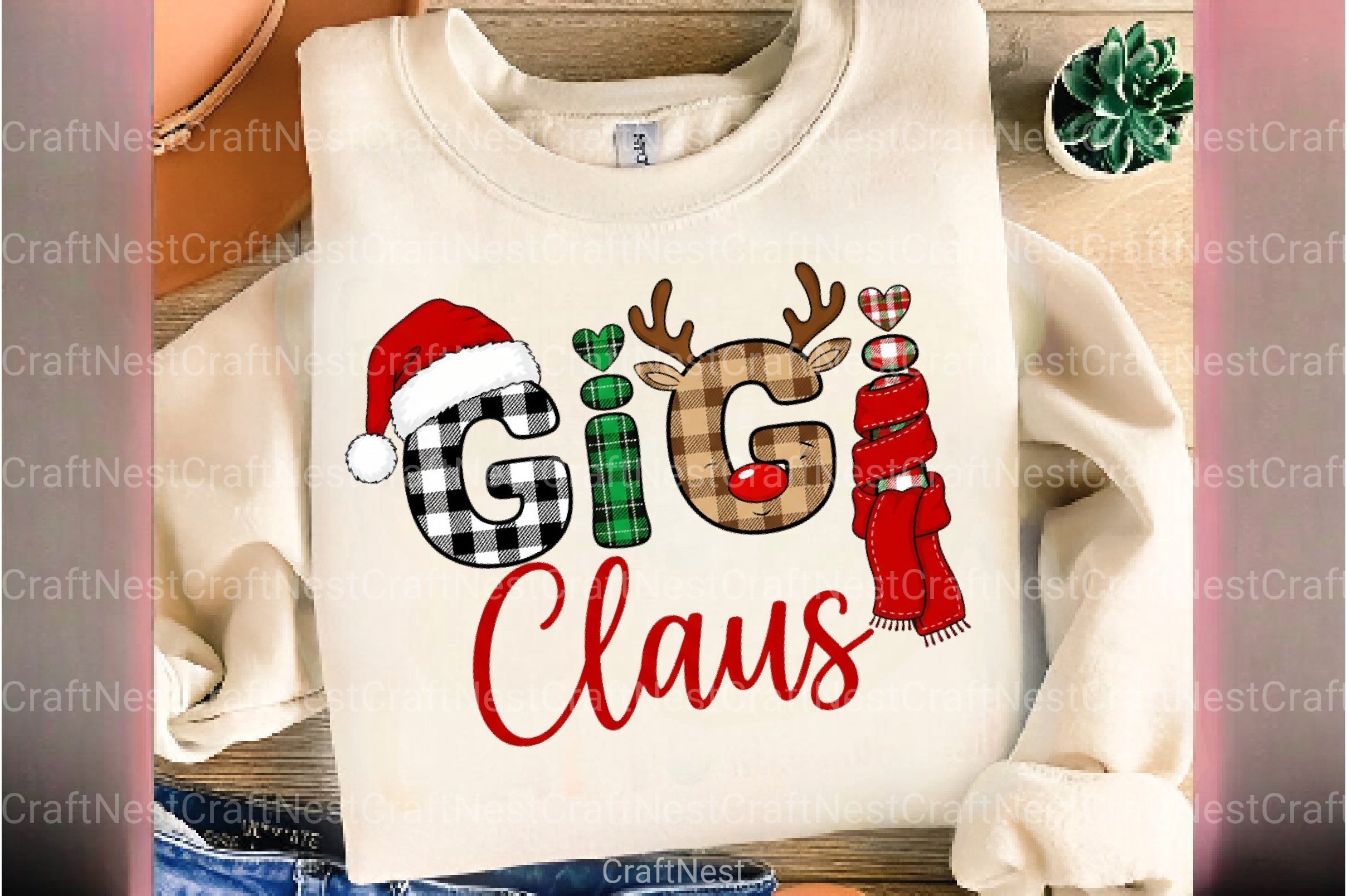 Gigi Claus Clipart Bundle - CraftNest - Digital Crafting and Art