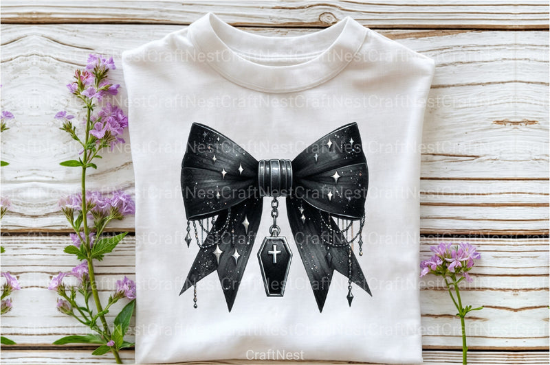 Halloween Coquette Bow Clipart Bundle 16 - CraftNest - Digital Crafting and Art