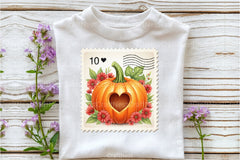 Pumpkin Postage Stamp Clipart Bundle 55 - CraftNest - Digital Crafting and Art