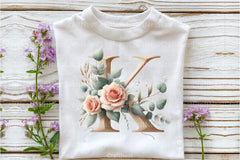 Floral Alphabet Clipart Bundle 13 - CraftNest - Digital Crafting and Art