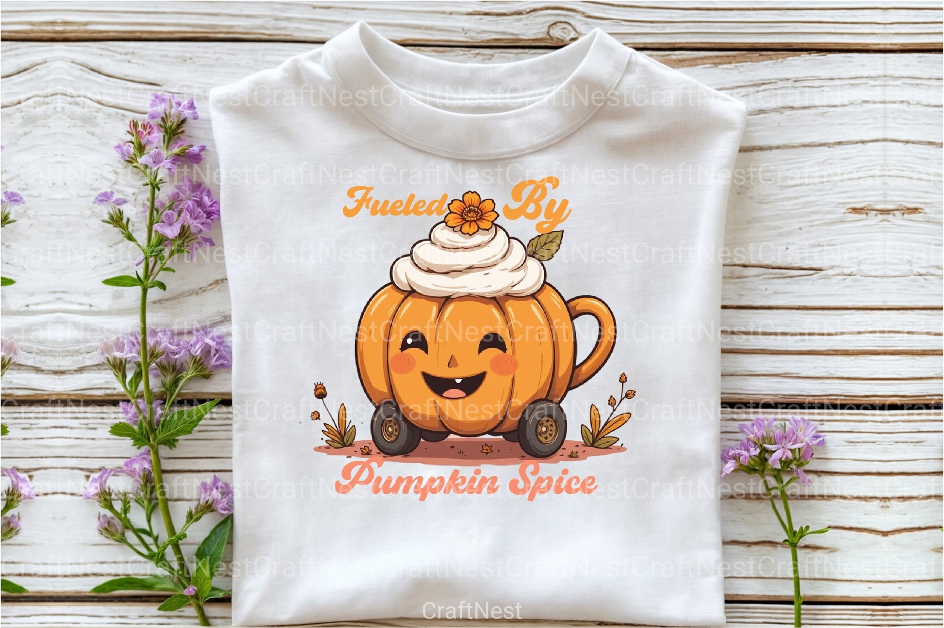 Fueled By Pumpkin Spice Digital Clipart Bundle - CraftNest - Digital Crafting and Art