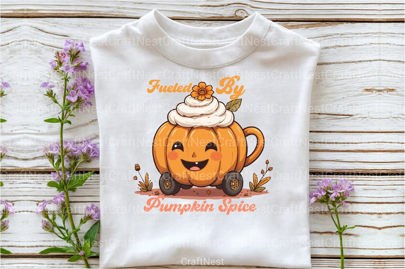 Fueled By Pumpkin Spice Digital Clipart Bundle - CraftNest - Digital Crafting and Art