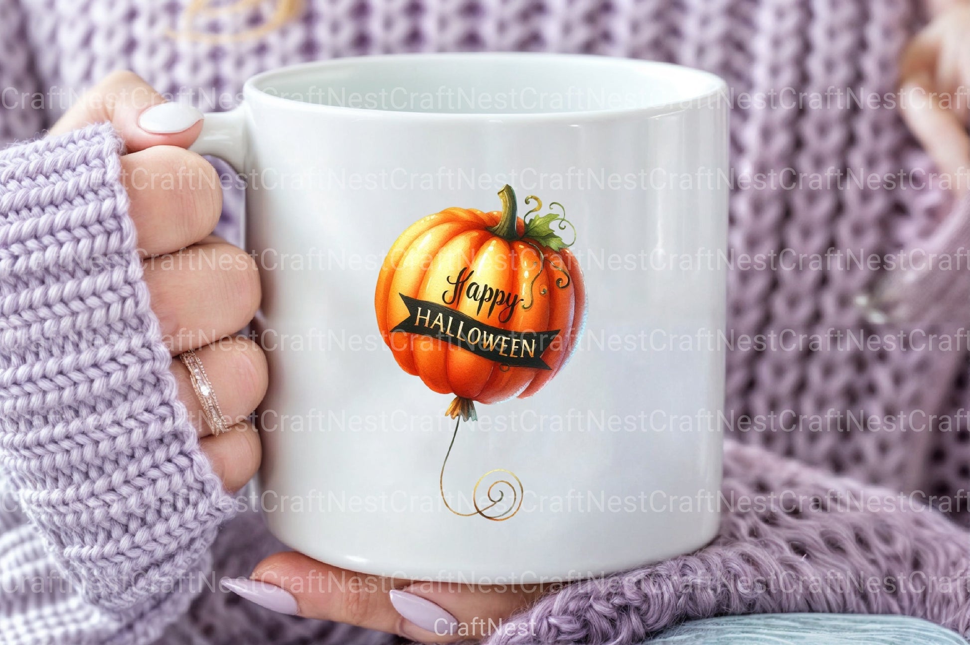 Happy Halloween Bloo Clipart Bundle - CraftNest - Digital Crafting and Art