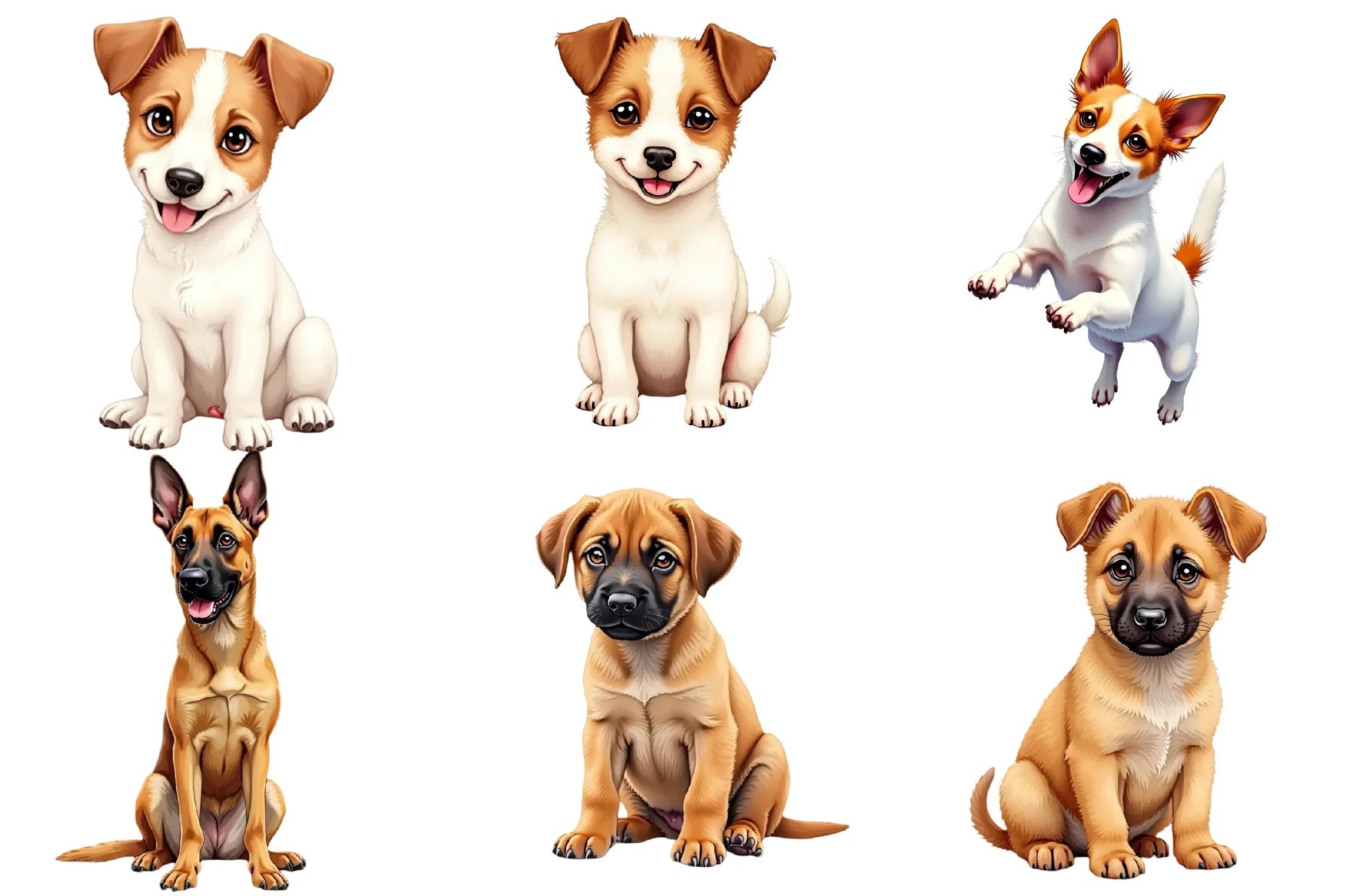 Winter Dog Breeds Clipart Bundle - CraftNest - Digital Crafting and Art