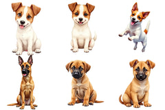 Winter Dog Breeds Clipart Bundle - CraftNest - Digital Crafting and Art