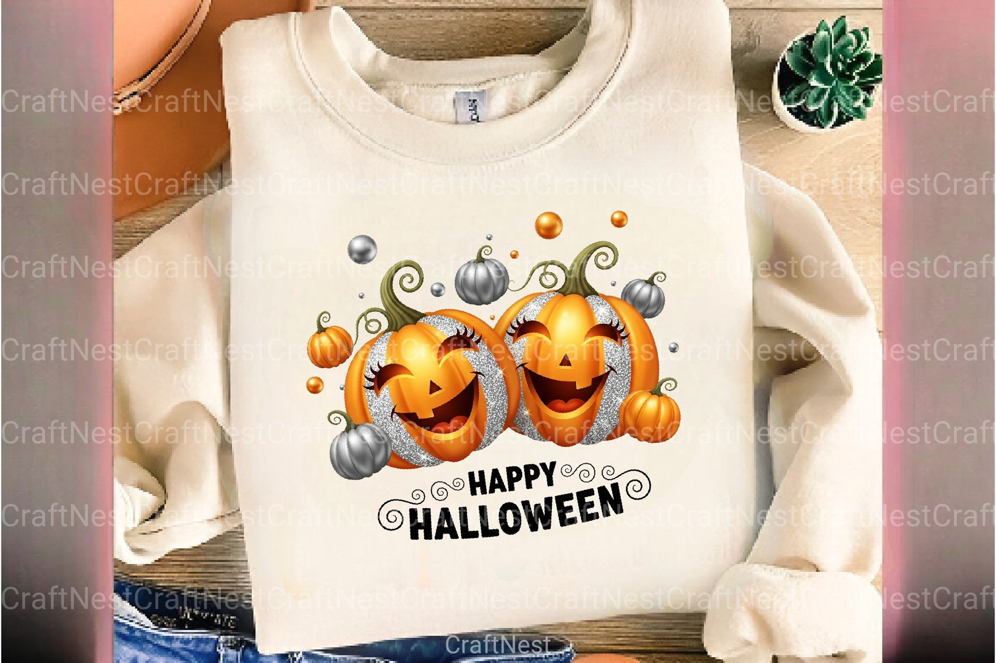Happy Halloween Pumpkin Clipart Bundle - CraftNest - Digital Crafting and Art