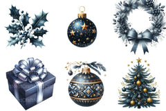 Navy Christmas Clipart Bundle 125 - CraftNest - Digital Crafting and Art