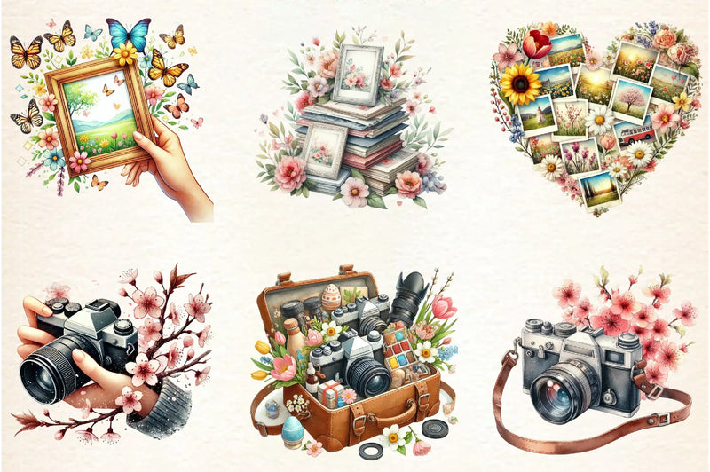 Spring Photography Clipart Bundle - CraftNest - Digital Crafting and Art