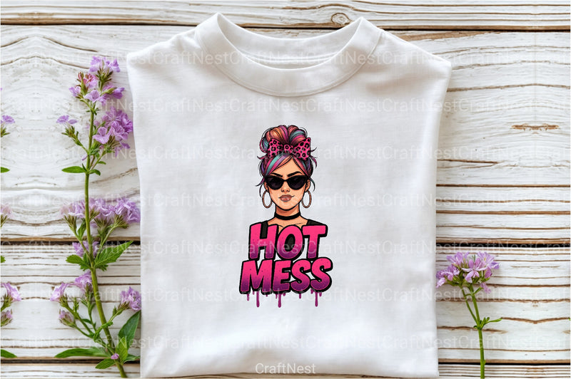 Pink Glitter Leopard Print Mom Clipart Bundle 4 - CraftNest - Digital Crafting and Art