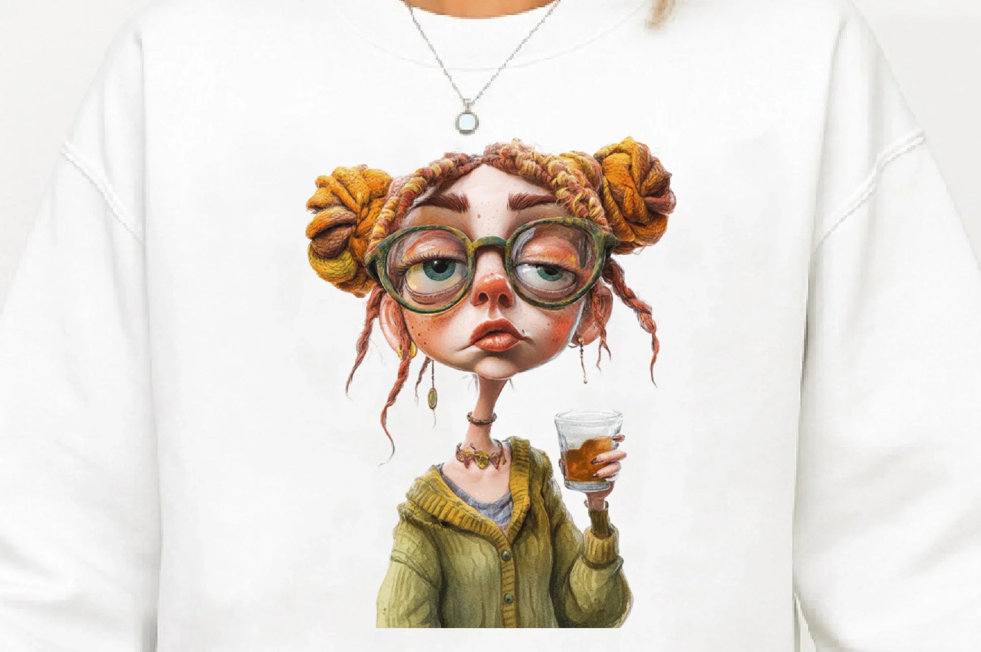 Quirky Drunk Girl Clipart Bundle - CraftNest - Digital Crafting and Art