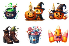Cute Halloween Clipart Bundle - CraftNest - Digital Crafting and Art