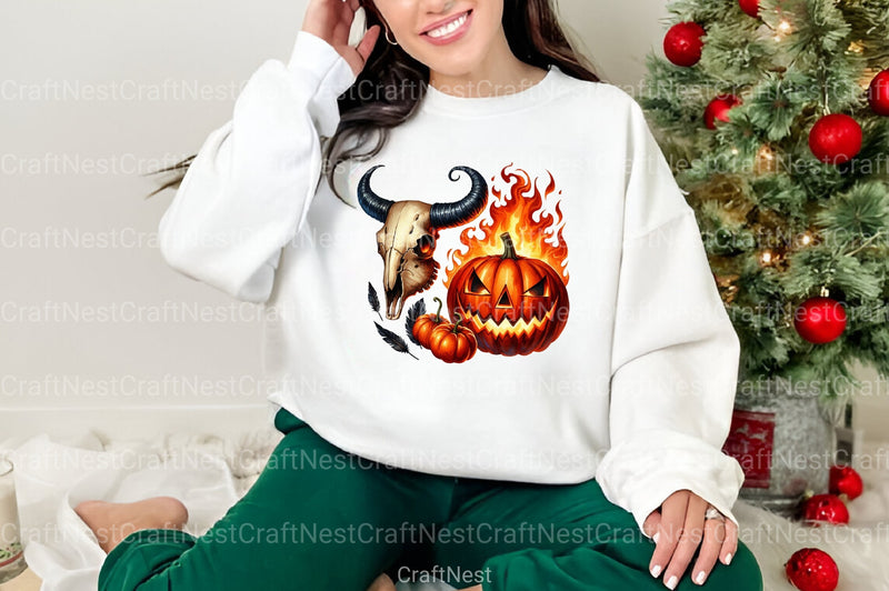 Western Halloween Quotes Clipart Bundle 7777 - CraftNest - Digital Crafting and Art