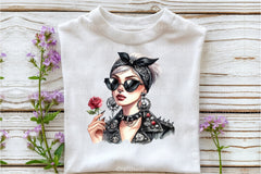 Messy Bun Bandana Mom Life Clipart Bundle 3 - CraftNest - Digital Crafting and Art