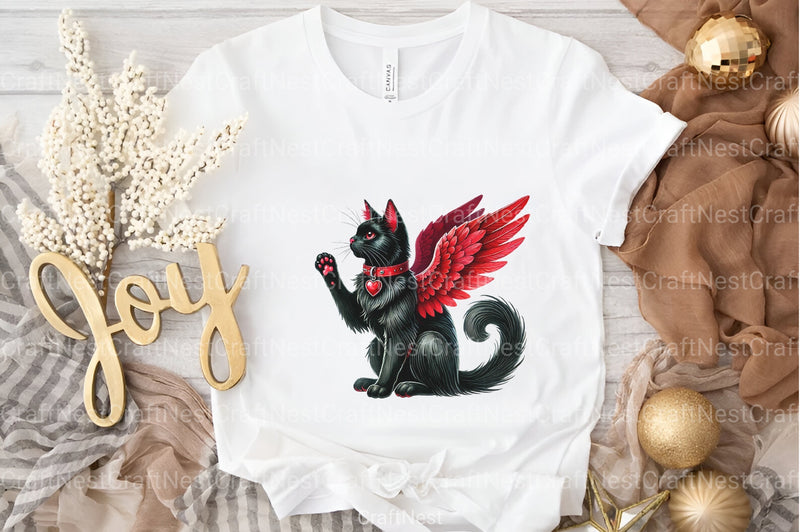 Valentine Black Cat Clipart Bundle 99 - CraftNest - Digital Crafting and Art