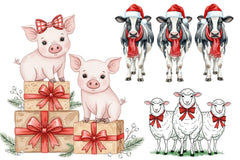 Vintage Christmas Clipart Bundle 2 - CraftNest - Digital Crafting and Art