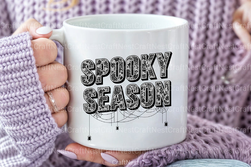 Spooky Season Lace Halloween Gothic Clipart Bundle - CraftNest - Digital Crafting and Art