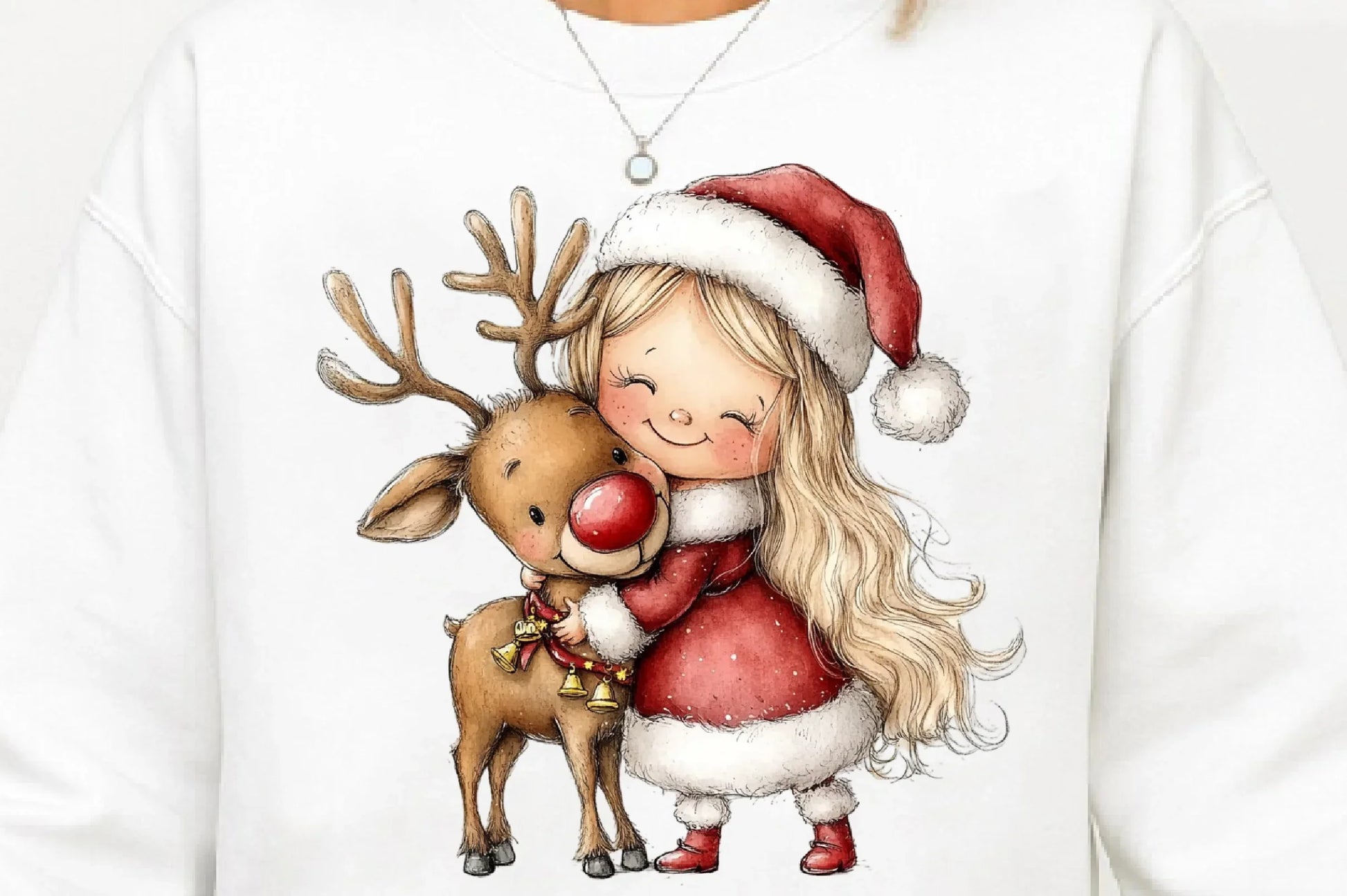 Cute Christmas Girls Clipart Bundle - CraftNest - Digital Crafting and Art