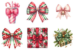 Christmas Libbey Wrap & Bow Clipart Bundle - CraftNest - Digital Crafting and Art