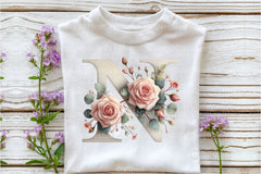 Floral Alphabet Clipart Bundle 15 - CraftNest - Digital Crafting and Art