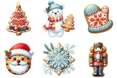 Christmas Cookie Clipart Bundle - CraftNest - Digital Crafting and Art