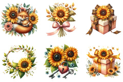 Sunflower Mother's Day Clipart Bundle - CraftNest - Digital Crafting and Art