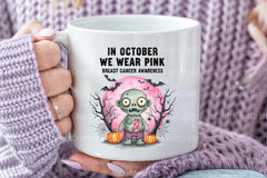 Halloween Breast Cancer Clipart Bundle 3 - CraftNest - Digital Crafting and Art