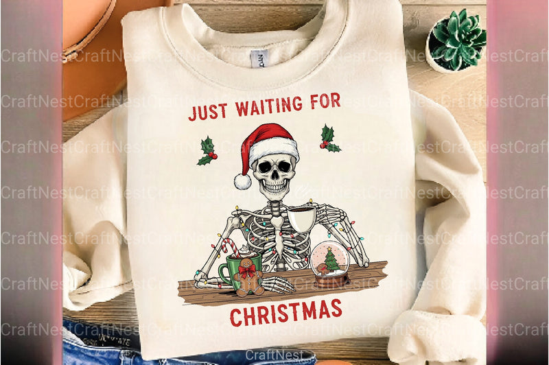 Funny Skeleton Christmas Clipart Bundle 2 - CraftNest - Digital Crafting and Art