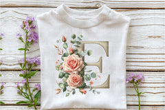 Floral Alphabet Clipart Bundle 11 - CraftNest - Digital Crafting and Art