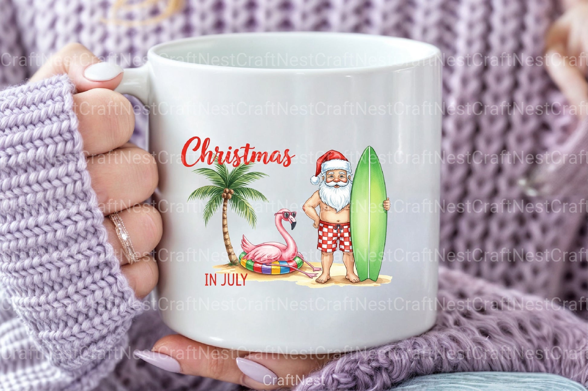 Christmas in July Funny Clipart Bundle 34 - CraftNest - Digital Crafting and Art