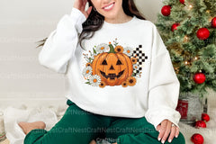 Floral Halloween Fall Pumpkin Clipart Bundle - CraftNest - Digital Crafting and Art