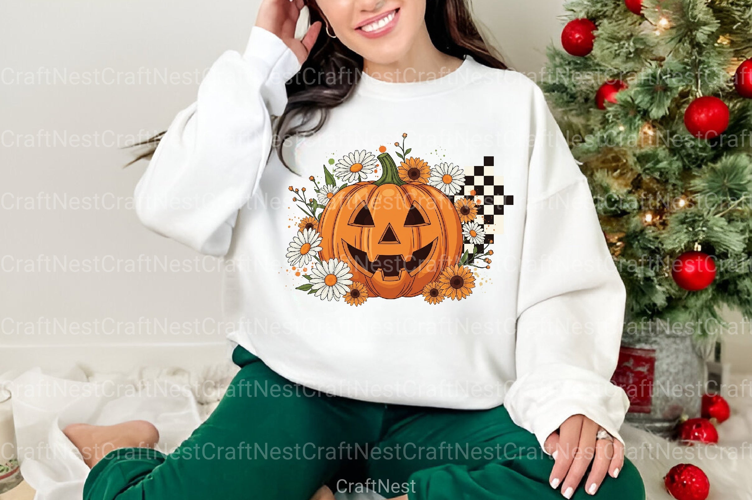 Floral Halloween Fall Pumpkin Clipart Bundle - CraftNest - Digital Crafting and Art