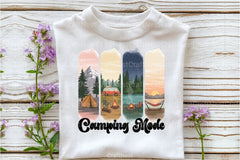 Camping Brushstroke Clipart Bundle 2 - CraftNest - Digital Crafting and Art