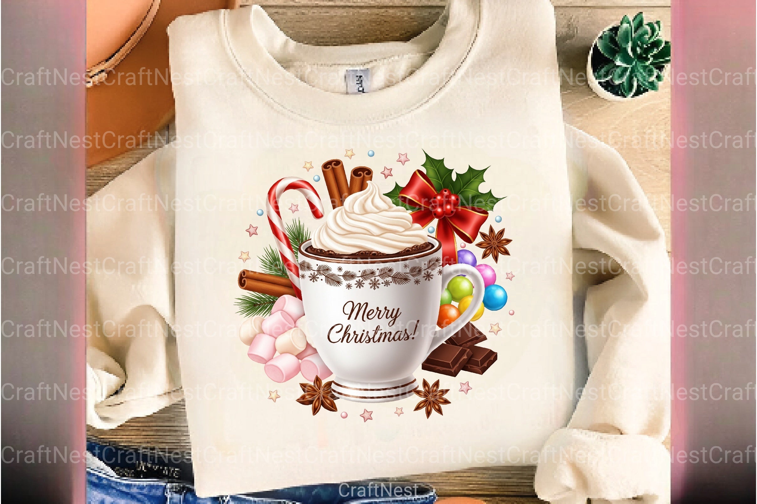 Christmas Cocoa Clipart Bundle - CraftNest - Digital Crafting and Art