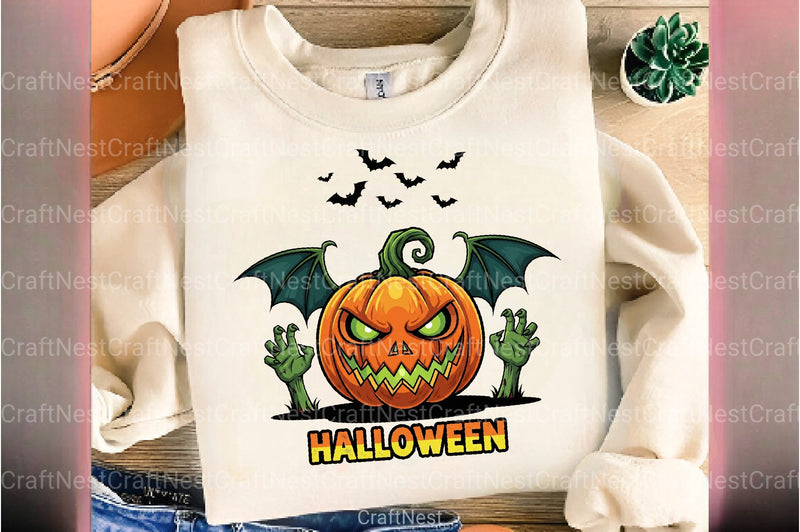 Spooky & Cute Halloween Clipart Bundle - CraftNest - Digital Crafting and Art