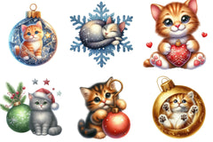 Christmas Ornament & Cat Clipart Bundle - CraftNest - Digital Crafting and Art