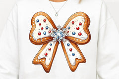 Gingerbread Bow Clipart Bundle - CraftNest - Digital Crafting and Art