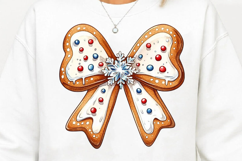 Gingerbread Bow Clipart Bundle - CraftNest - Digital Crafting and Art