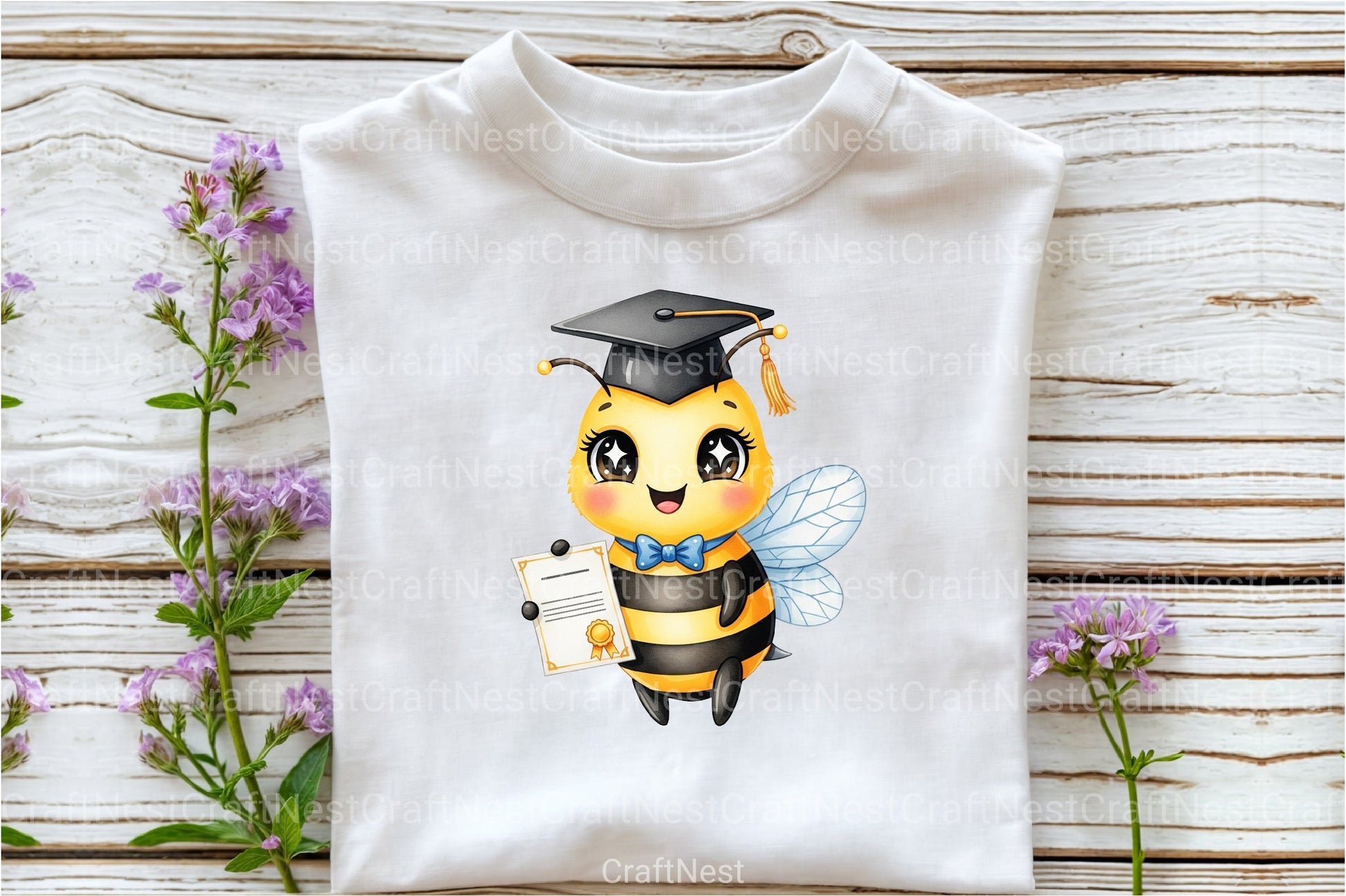 Back to School Bee Clipart Bundle 6 - CraftNest - Digital Crafting and Art