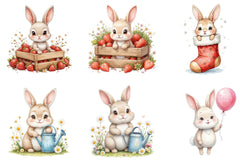 Bunny Clipart Bundle - CraftNest - Digital Crafting and Art